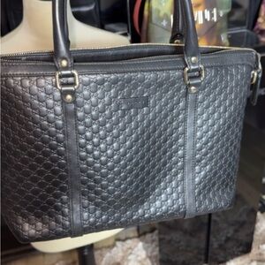 Gucci Black Leather Women's Bag